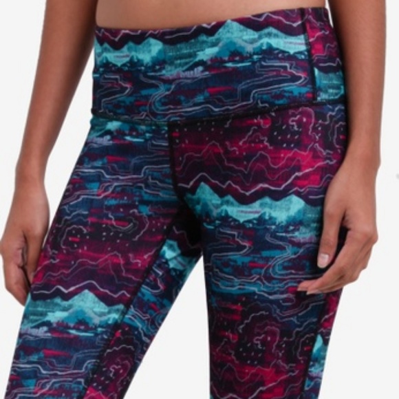 Patagonia Pants - Patagonia Centered Yoga Tights Canyon Glades L